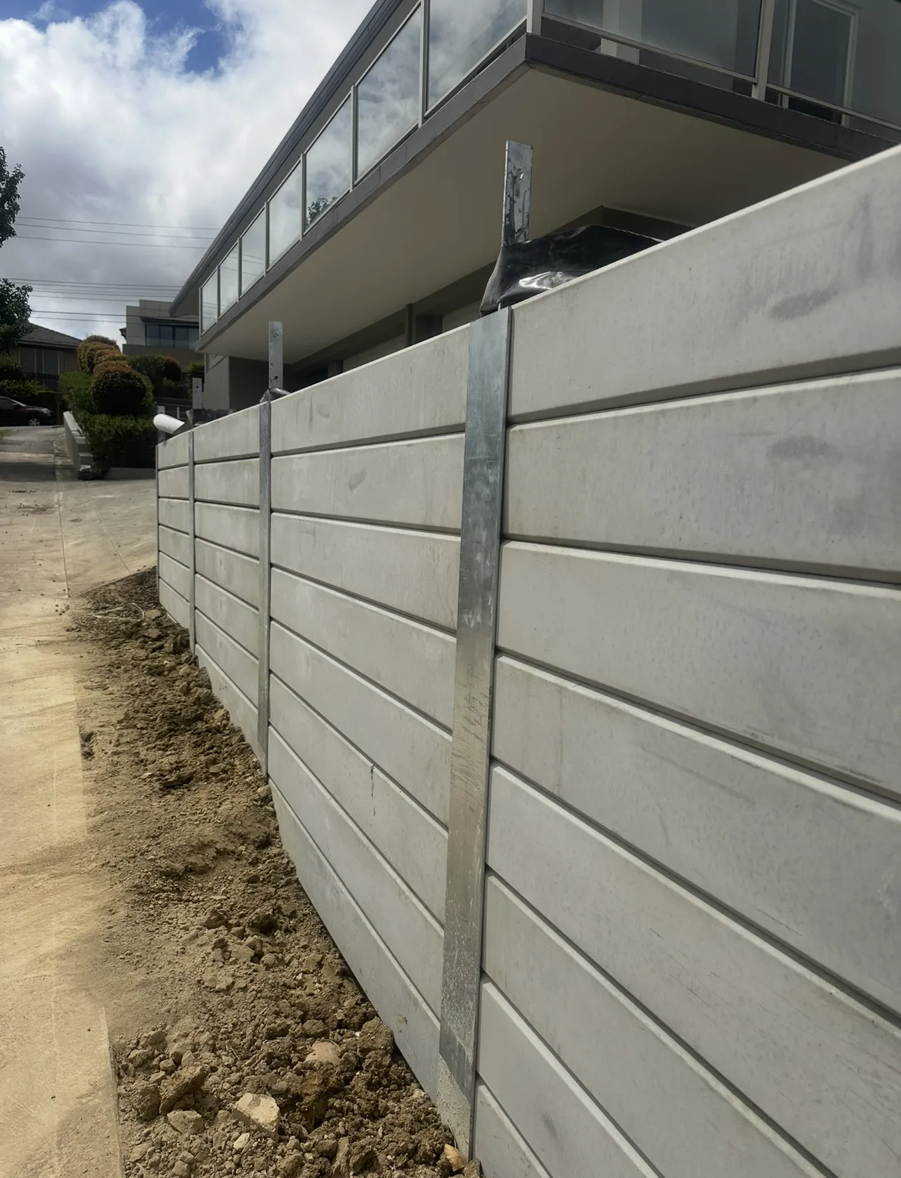 Concrete sleeper detail