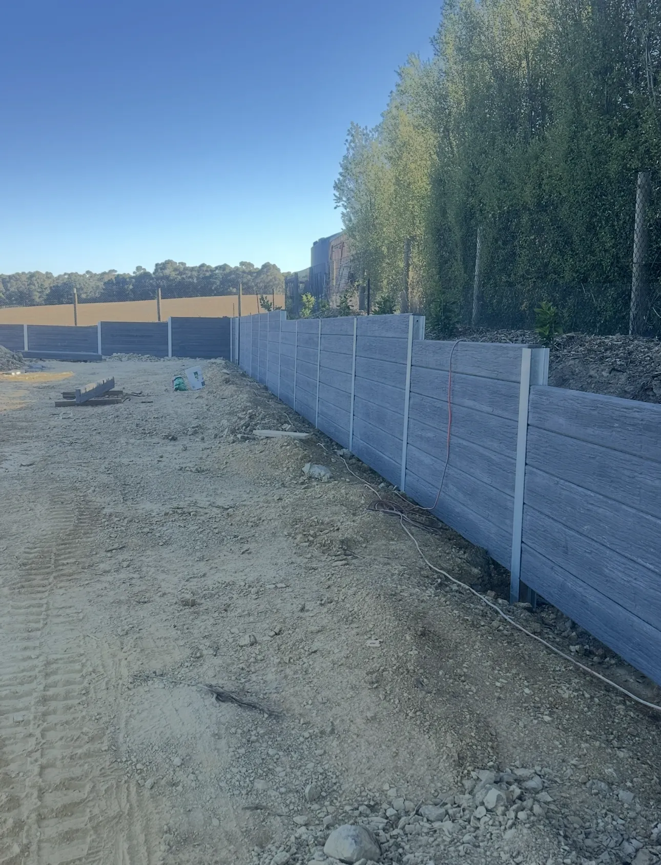 Retaining wall project